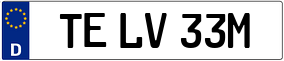Truck License Plate